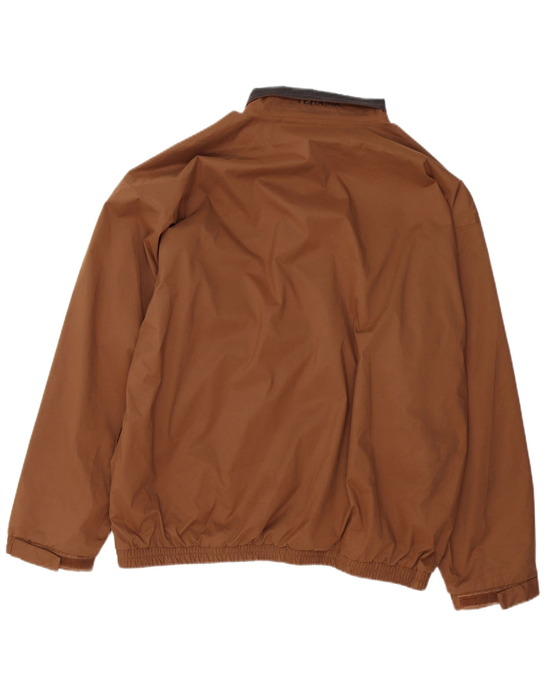 Tehama Chaqueta impermeable tipo jersey para hombre UK 42 XL Poliéster marrón