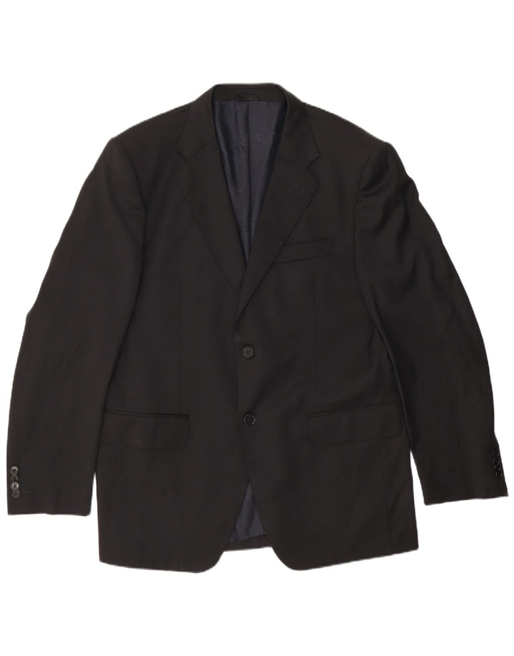 Paul & Shark Chaqueta tipo blazer de 2 botones para hombre IT 52 XL Viscosa negra