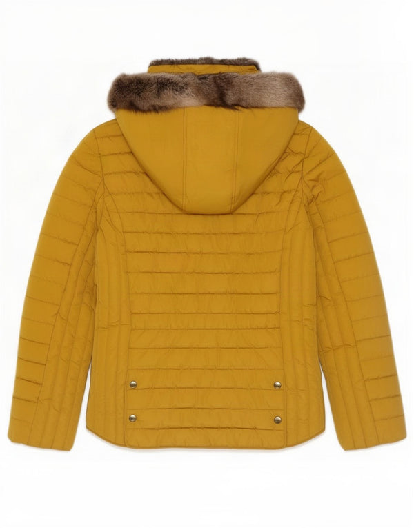 Chaqueta acolchada con capucha para mujer Joules ES 40 XL Poliéster amarillo