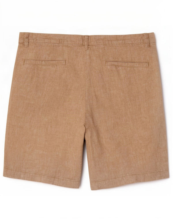 Dack's Pantalones cortos chinos de cintura alta para mujer IT 48 XL W34 Beige