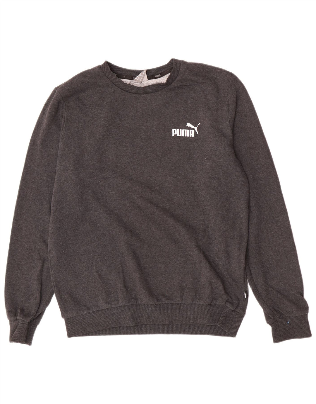 Sudadera Puma Hombre Jumper Gris Medio Algodón