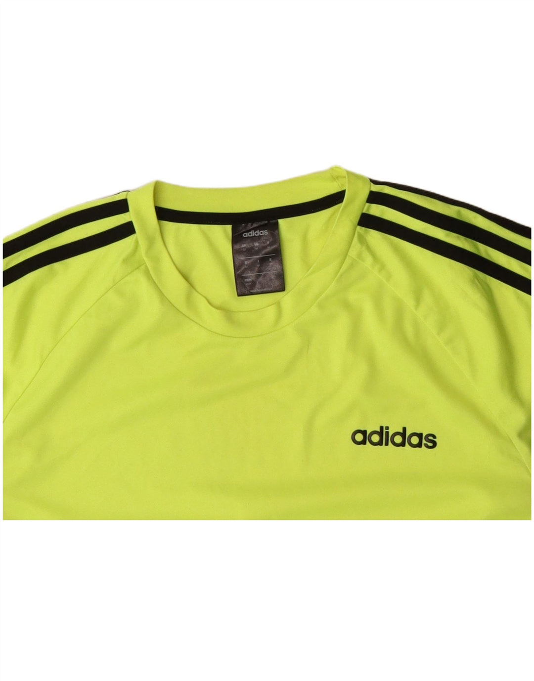 Camiseta ADIDAS Climalite para hombre Top Poliéster verde medio