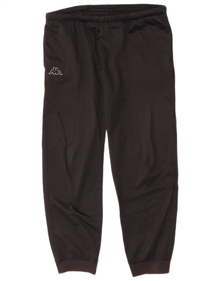 Kappa Hombre Pantalones De Chándal Joggers XL Negro Poliéster