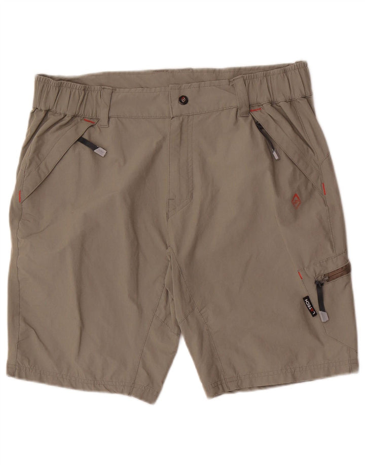 Pantalones cortos cargo vintage para hombre IT 52 XL W38 Gris