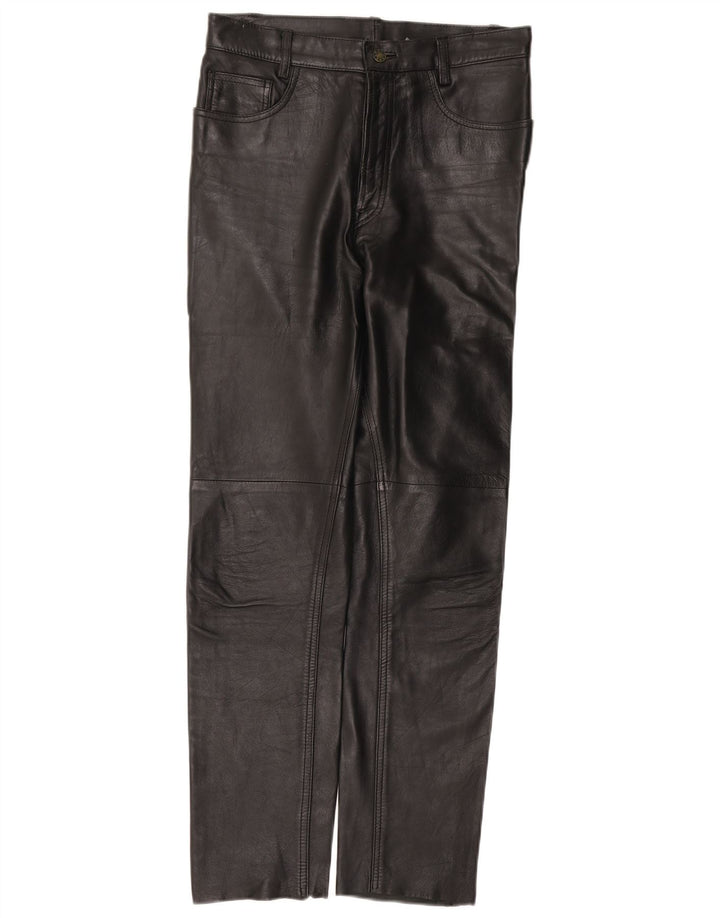 Pantalón Recto Vintage Mujer W30 L30 Negro