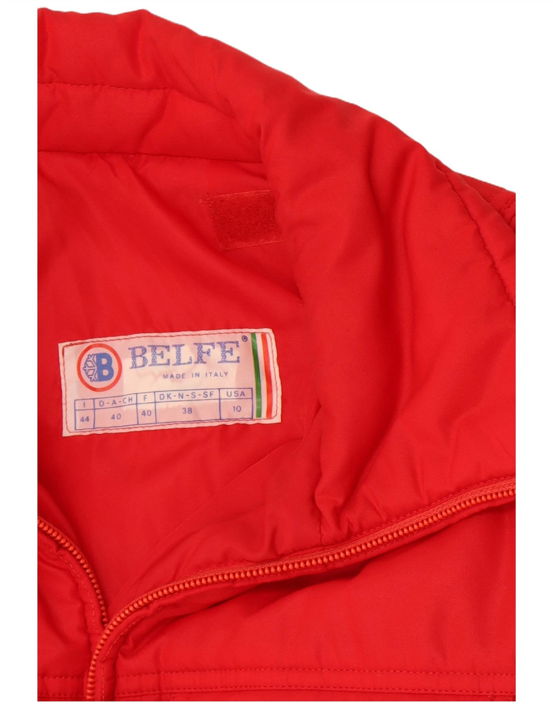 Belfe Chaqueta utilitaria para mujer IT 44 Medium Red
