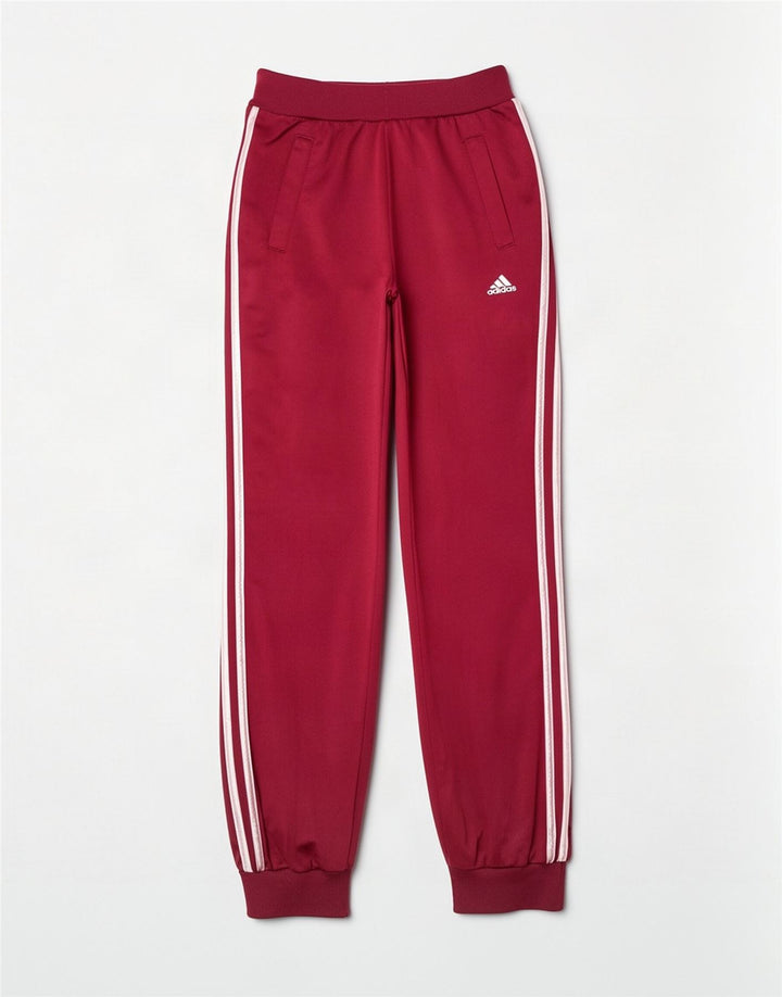 Adidas Mujer Chándal Pantalones Joggers UK 40 Grande Granate Poliéster