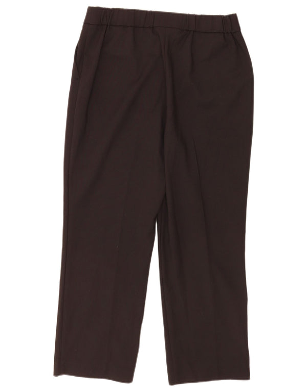 Marks & Spencer Pantalones Cortos Rectos para Mujer UK 10 Small W28 L23 Negro