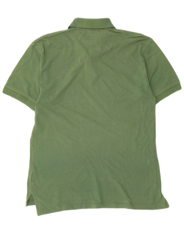 TOMMY HILFIGER Polo para hombre Small Green Cotton