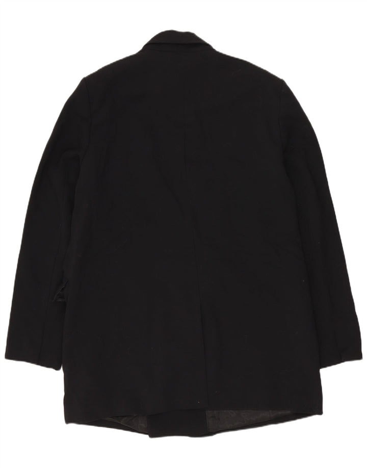 MARKS & SPENCER Chaqueta tipo blazer con doble botonadura para mujer UK 40 Medium Black