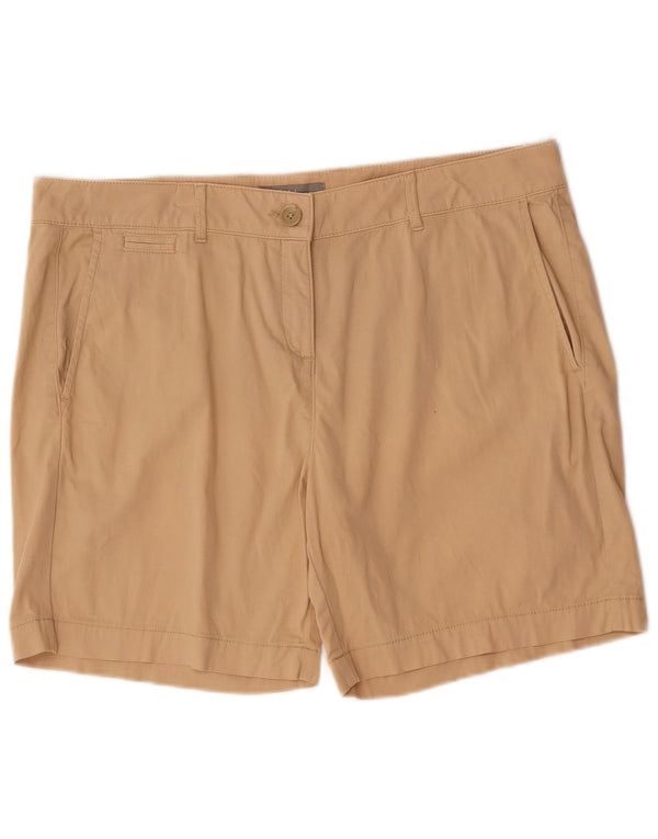 Marks & Spencer Pantalones cortos chinos para mujer UK 46 Large W38 Algodón beige