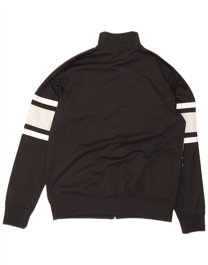 Fila Mens Chándal Top Chaqueta Grande Negro Colorblock Poliéster