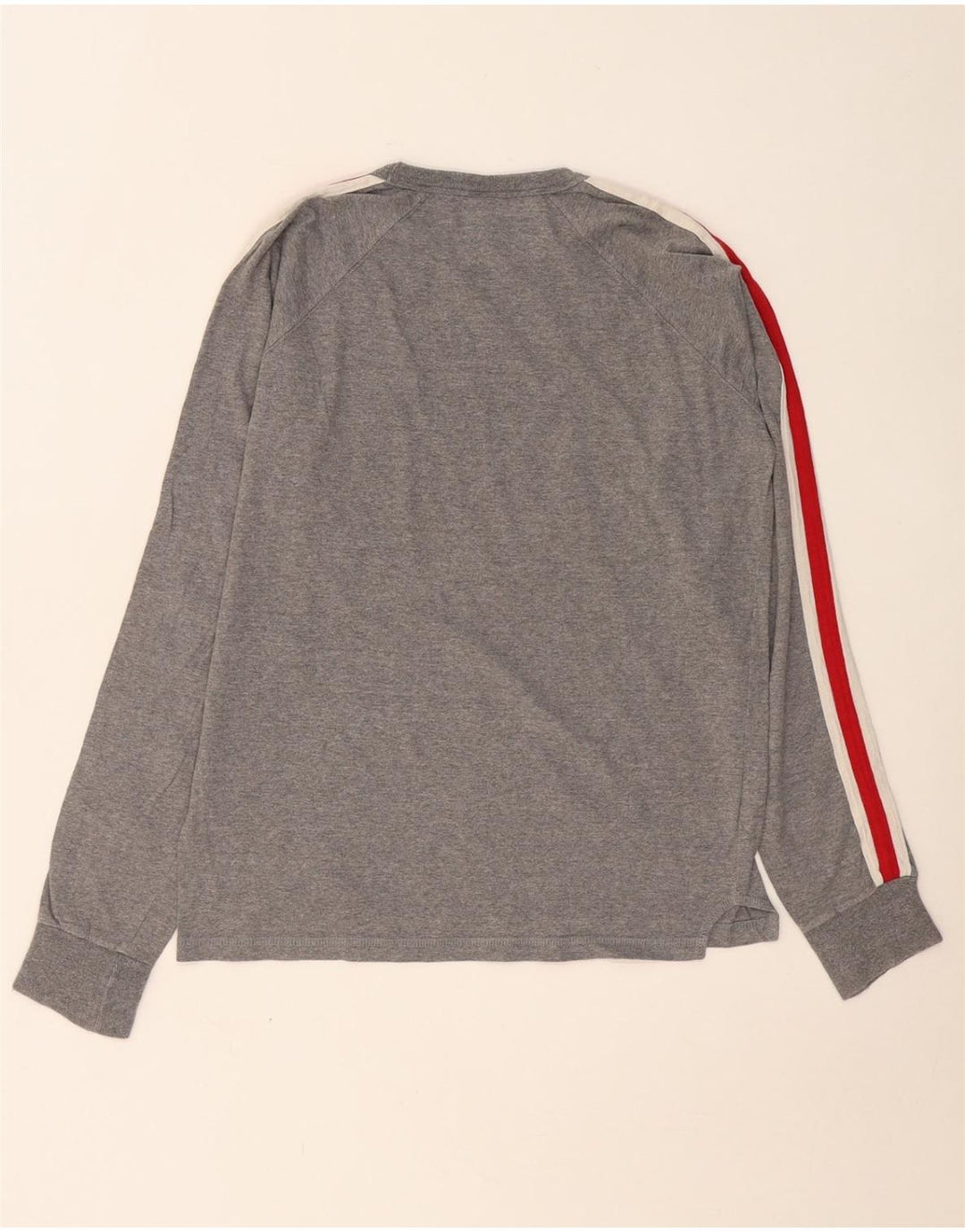 CONVERSE Hombre Chuck Taylor Graphic Top Manga Larga Pequeño Gris Colorblock