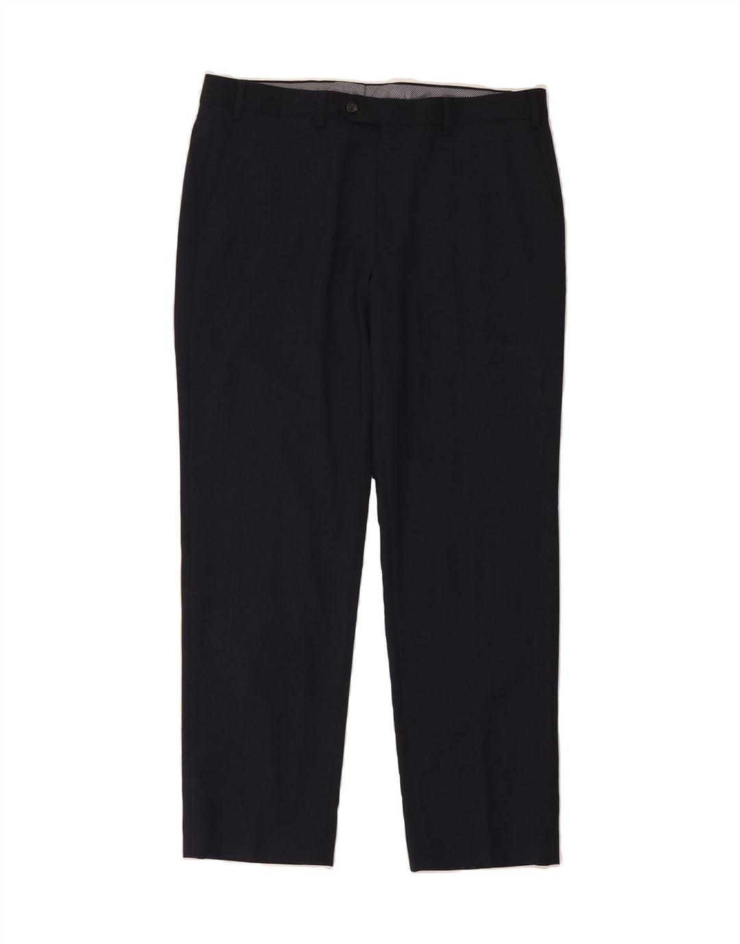 CHAPS Mens Straight Suit Trousers W36 L30 Navy Blue Polyester Vintage Chaps and Second-Hand Chaps from Messina Hembry 