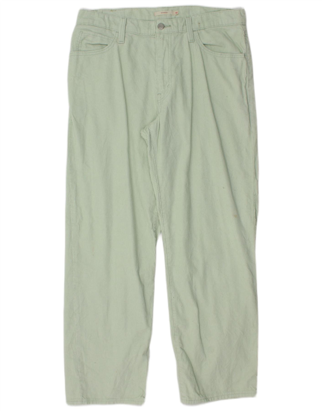 LEVI'S Pantalones holgados de pana para hombre W32 L30 Algodón verde