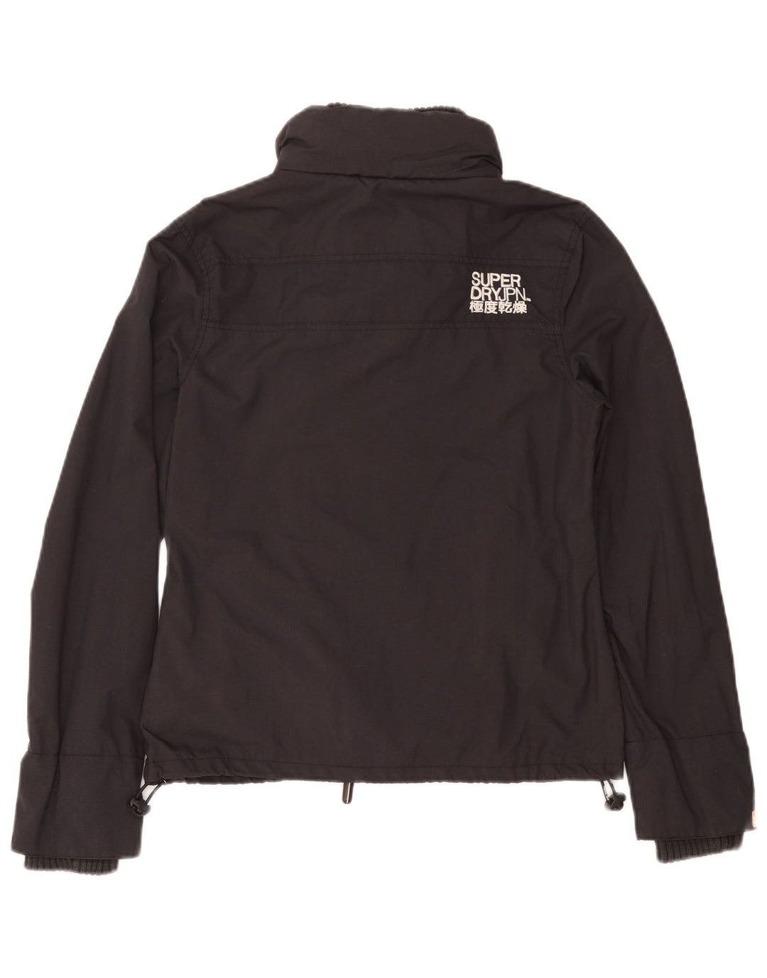 Superdry Chubasquero Mujer UK 44 Nylon Gris Medio