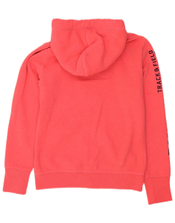 Superdry Sudadera con capucha y cremallera gráfica para mujer UK 40 Medium Pink Sports