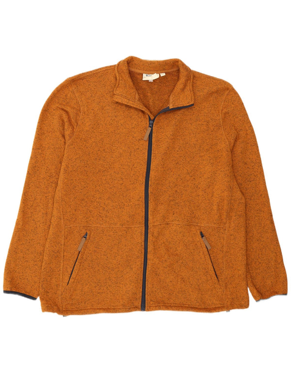 Mountain Warehouse Chaqueta superior de chándal para hombre 3XL Poliéster moteado marrón