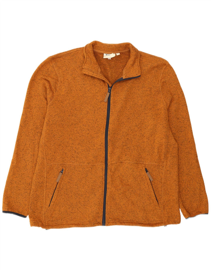 Mountain Warehouse Chaqueta superior de chándal para hombre 3XL Poliéster moteado marrón