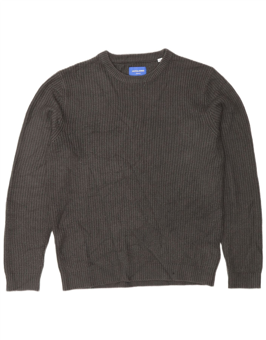 Jack & Jones Jersey De Cuello Redondo Para Hombre Acrílico Gris Grande