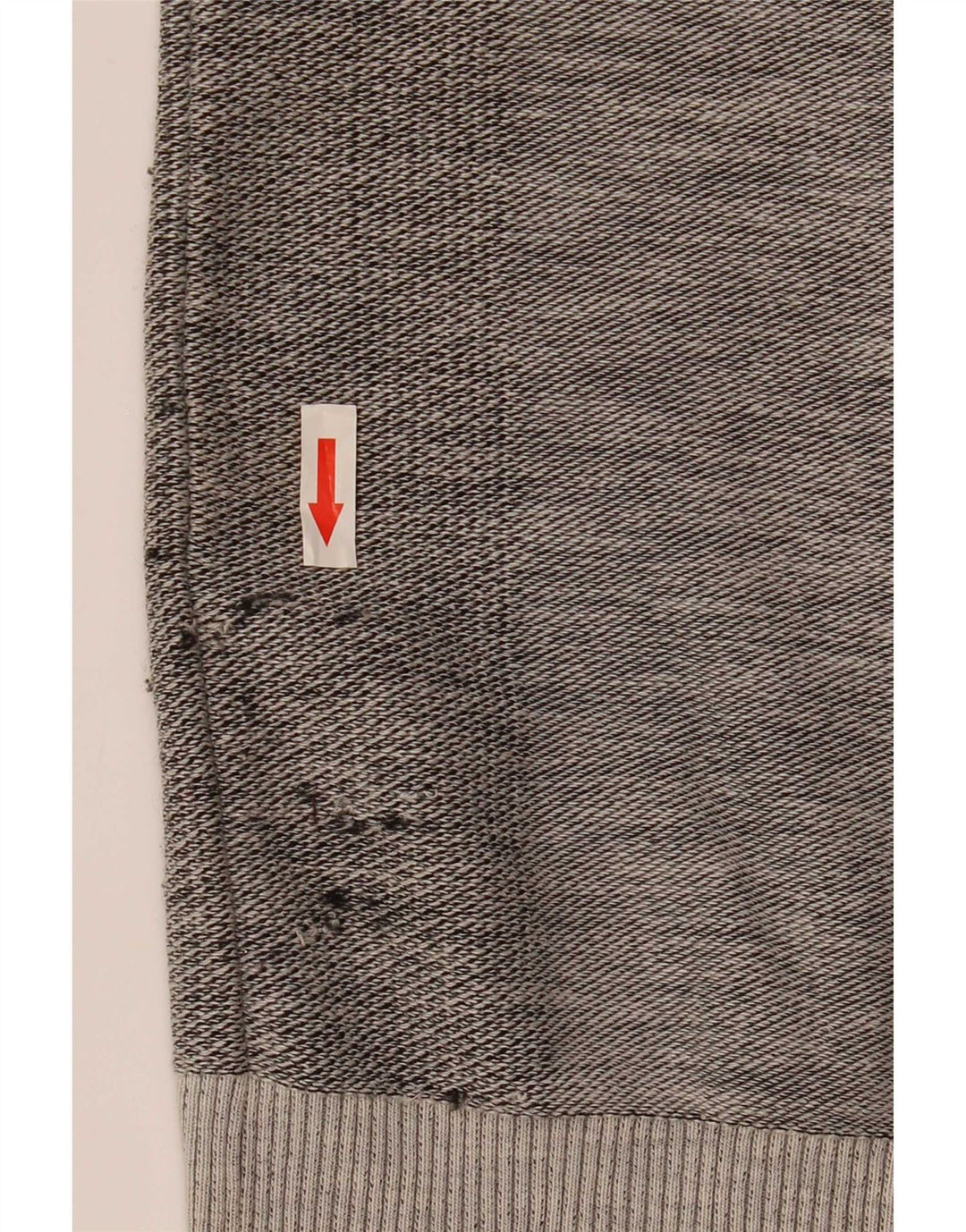 G-Star Hombre Sudadera Gráfica Jersey De Algodón Moteado Gris Medio