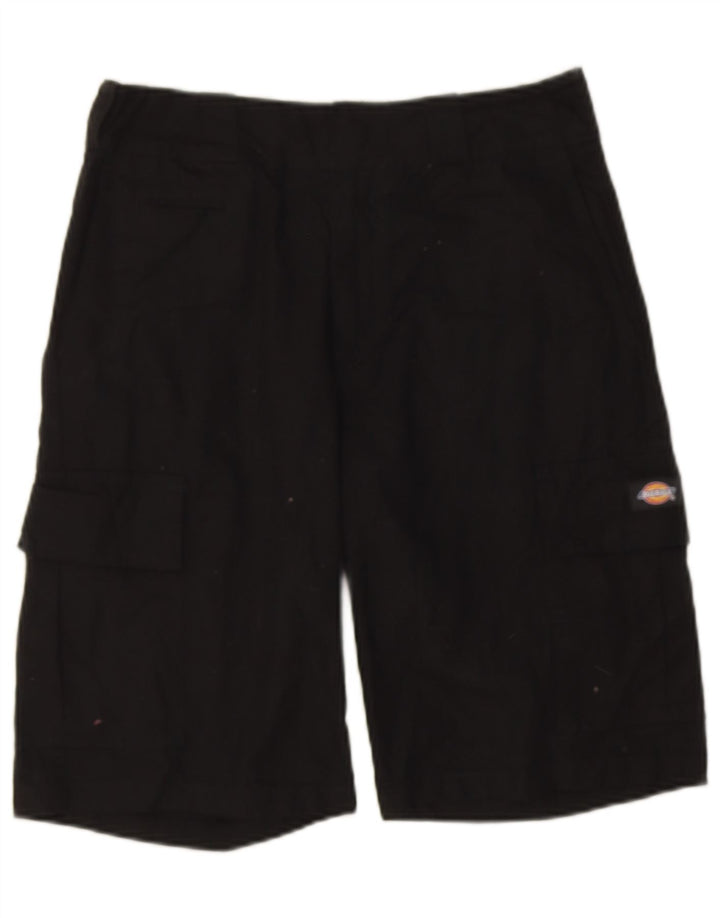 Dickies Mens Cargo Shorts W28 Pequeño Algodón Negro