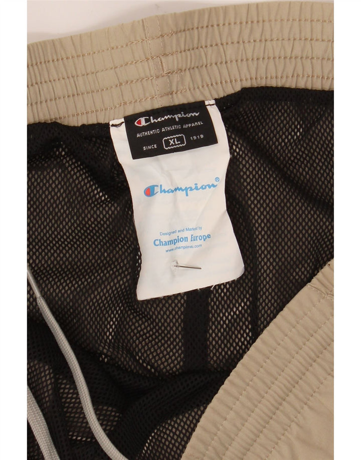Champion Pantalón De Chándal Hombre XL Beige Poliéster