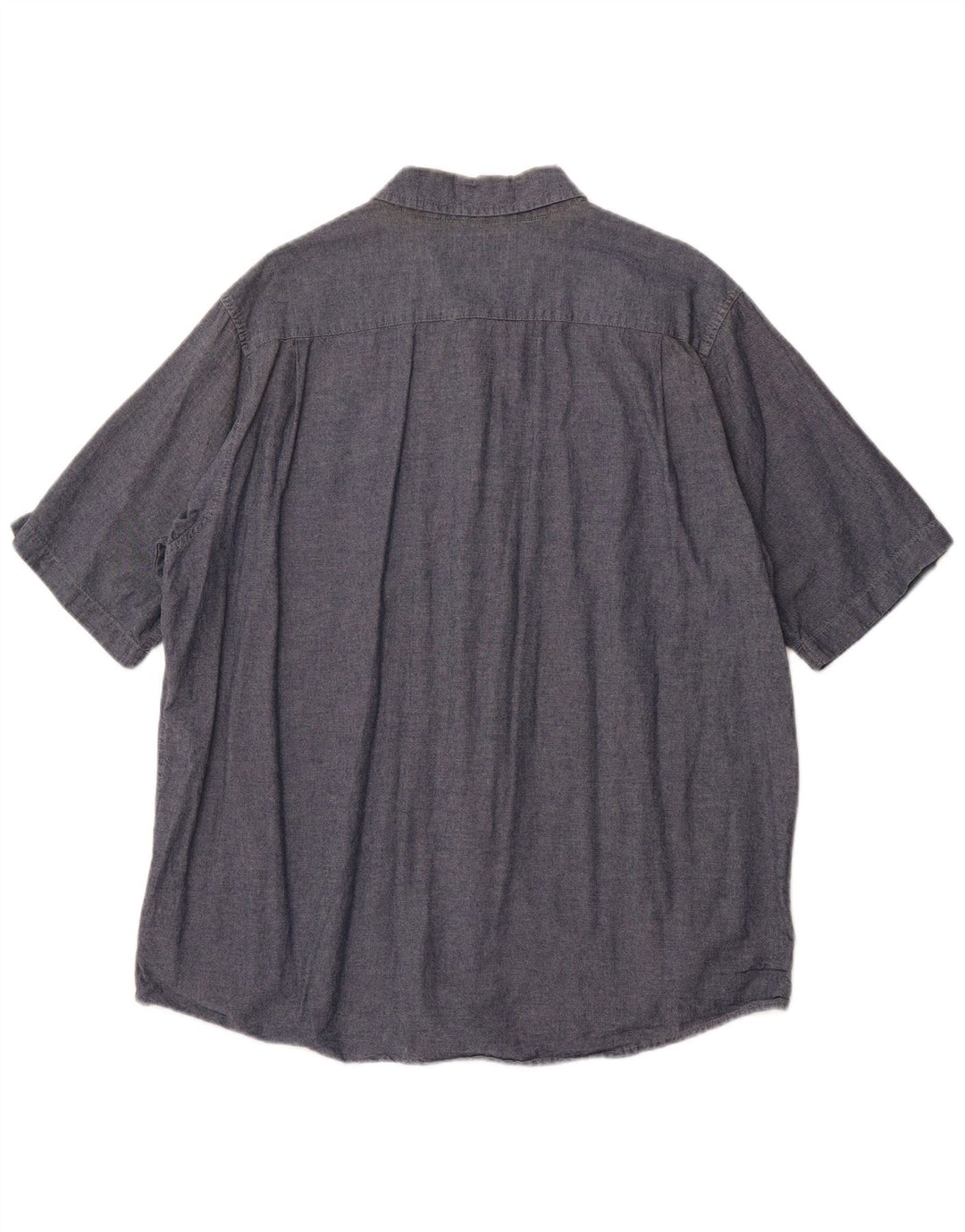 WRANGLER Camisa de manga corta para hombre 2XL Algodón azul