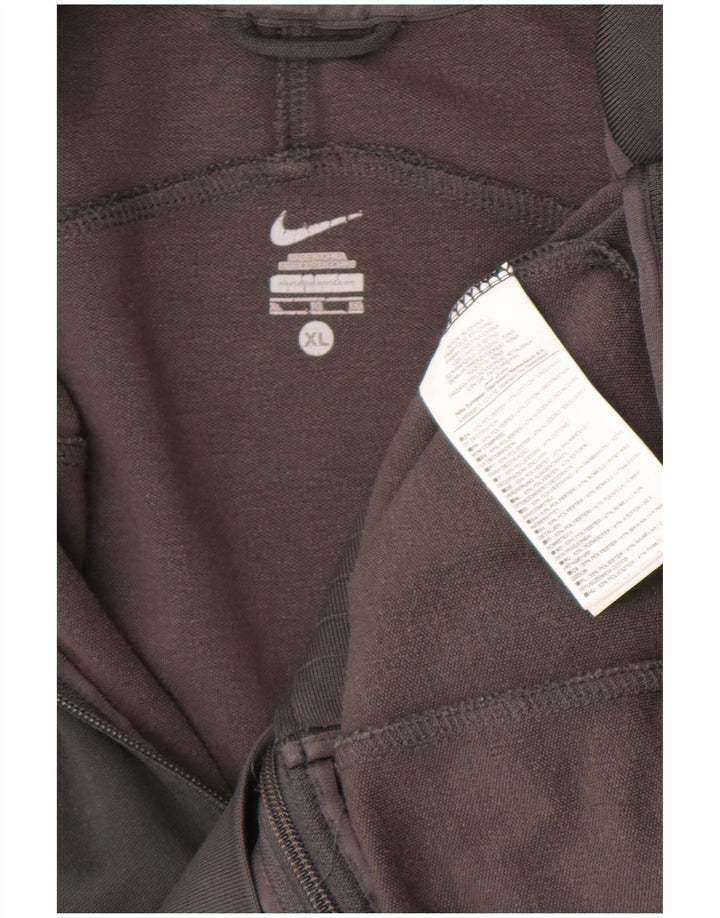 Nike Chaqueta de chándal para hombre XL Gris Colorblock Poliéster