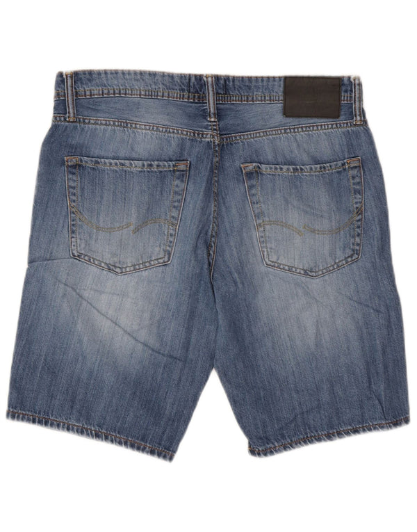 Jack & Jones Mens Regular Fit Denim Shorts Small W30 Azul