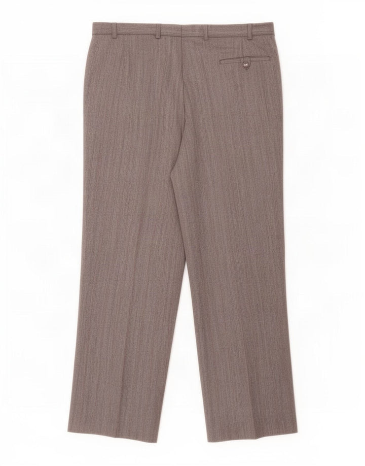 Marks & Spencer Pantalones de traje St. Michael para hombre W38 L29 rayas grises