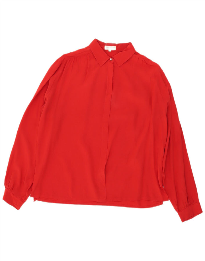 Blusa camisera VINTAGE para mujer IT 44 Rojo medio