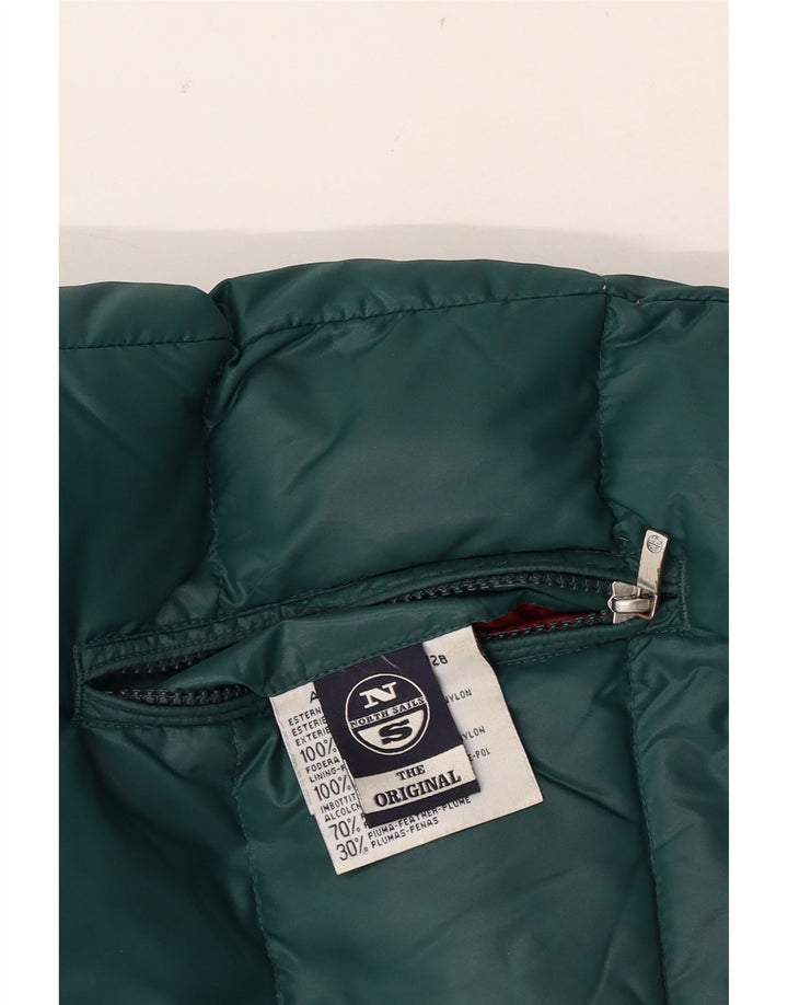 Chaleco acolchado reversible para hombre North Sails UK 38 Poliamida verde medio