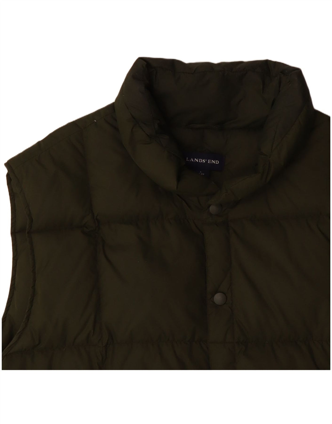 LANDS END Chaleco acolchado para hombre UK 40 Large Green