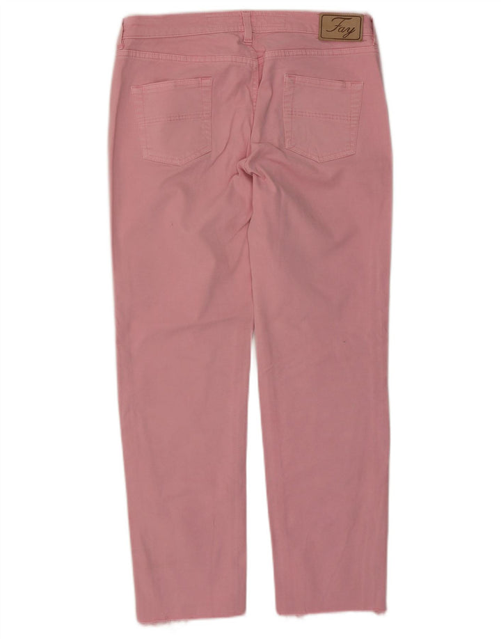 Vaqueros Rectos Mujer Fay W31 L27 Rosa Algodón