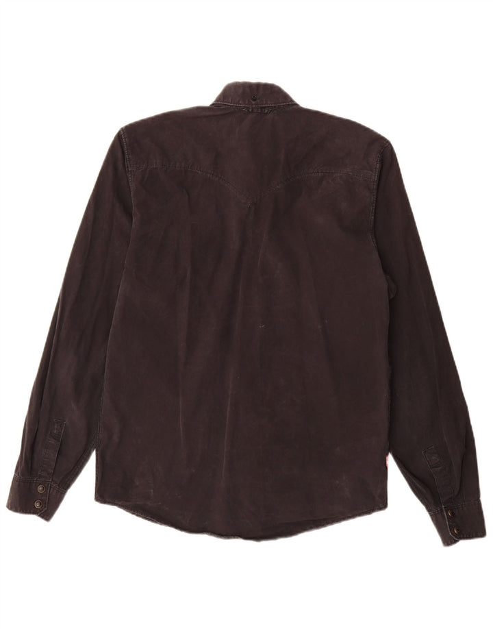 Camisa Levi Strauss & Co Hombre Pequeña Algodón Negro