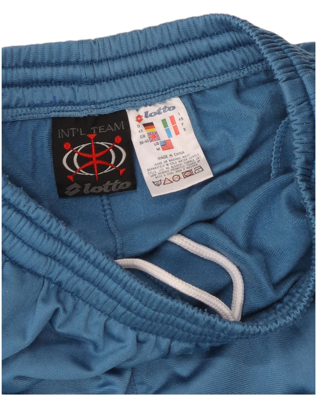 Lotto Pantalón Chándal Hombre ES 38/40 Azul Medio Poliéster