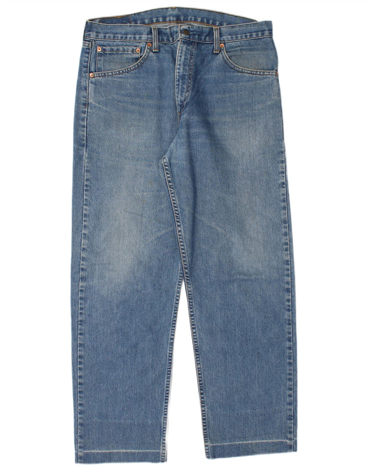 LEVI'S Vaqueros cónicos de cintura alta 521 para hombre W36 L30 Algodón azul