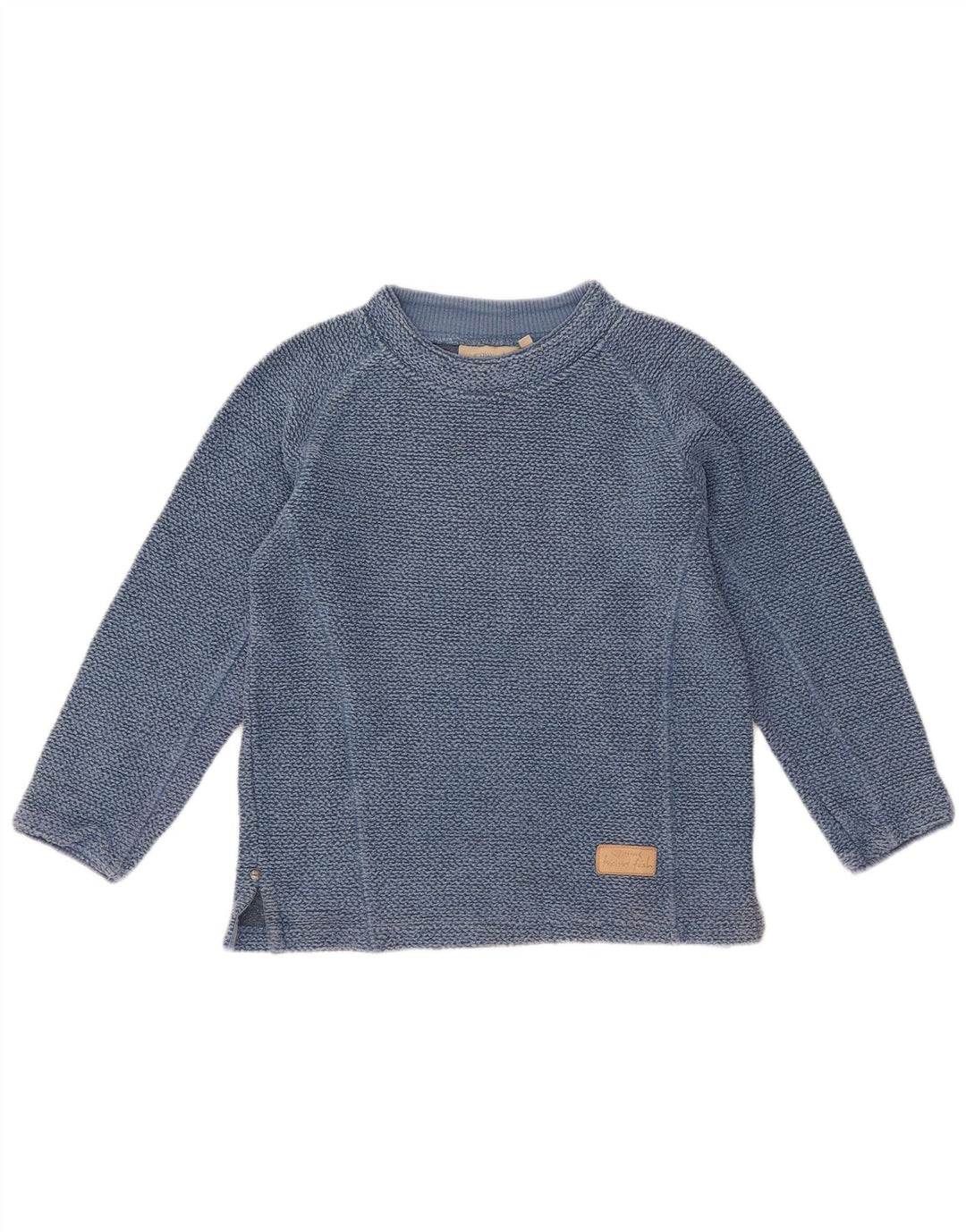 WEIRD FISH Sudadera para mujer Jumper UK 44 Algodón azul medio