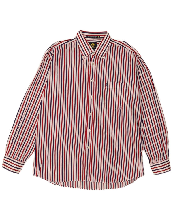 Navigare Camisa Hombre XL Algodón Rayas Multicolor