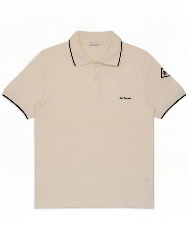 Roy Rogers Polo para hombre 2XL Algodón blanco