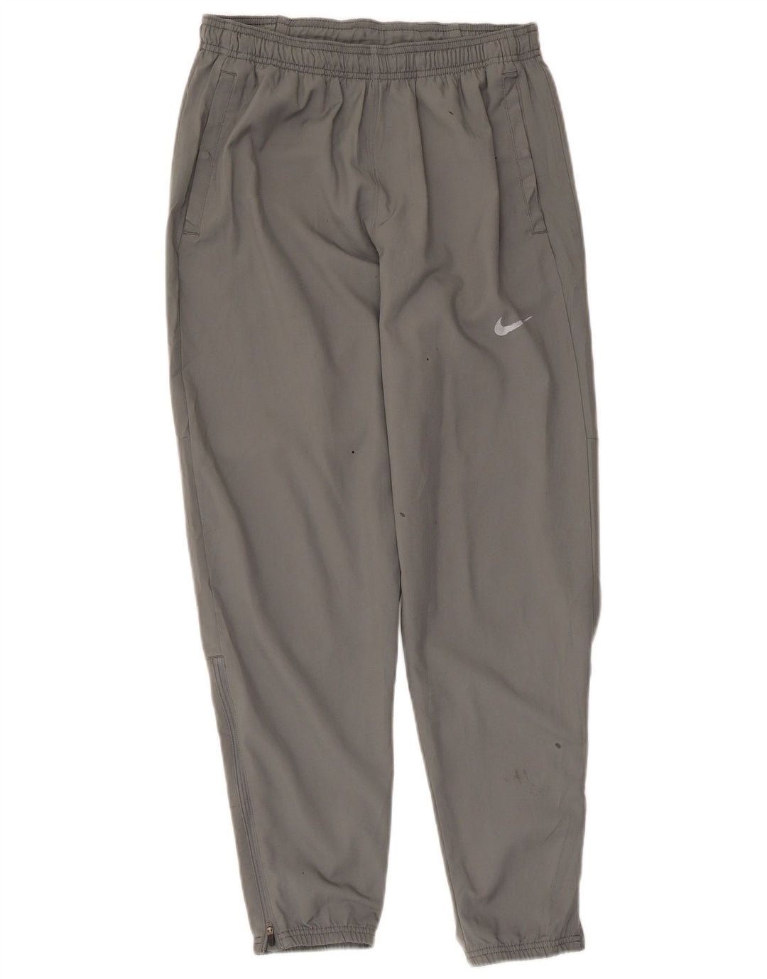 Nike Hombre Dri Fit Chándal Pantalones Joggers Pequeño Gris Poliéster