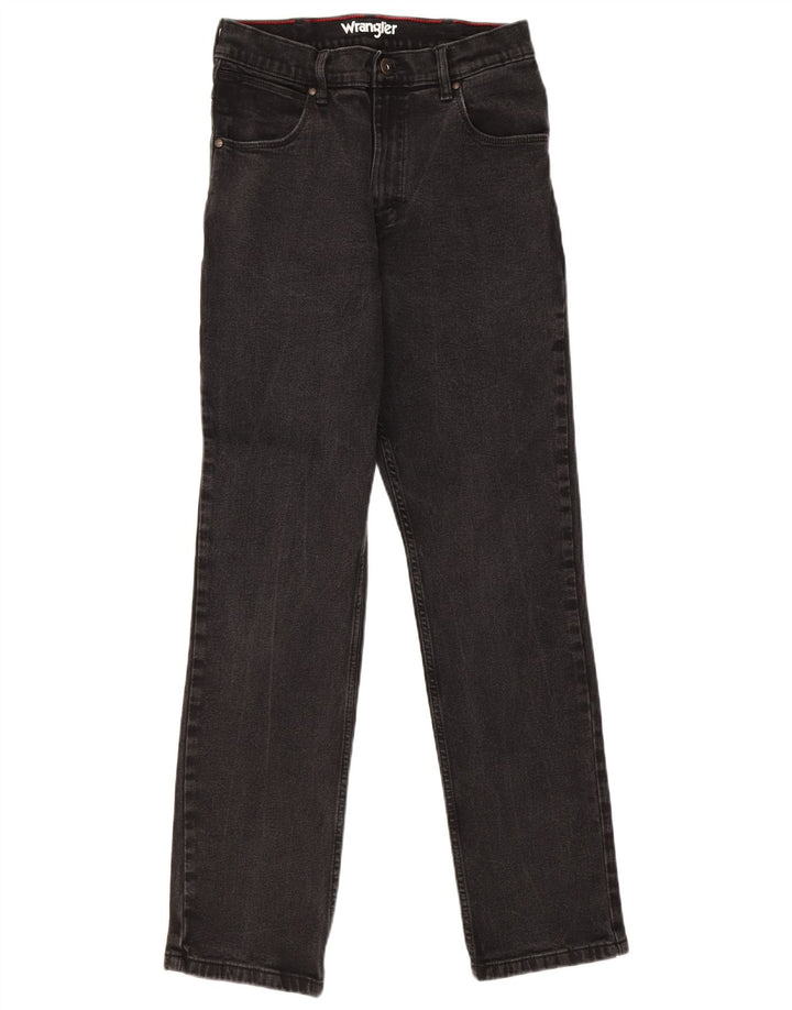 Wrangler Vaqueros rectos para hombre W31 L32 Algodón negro