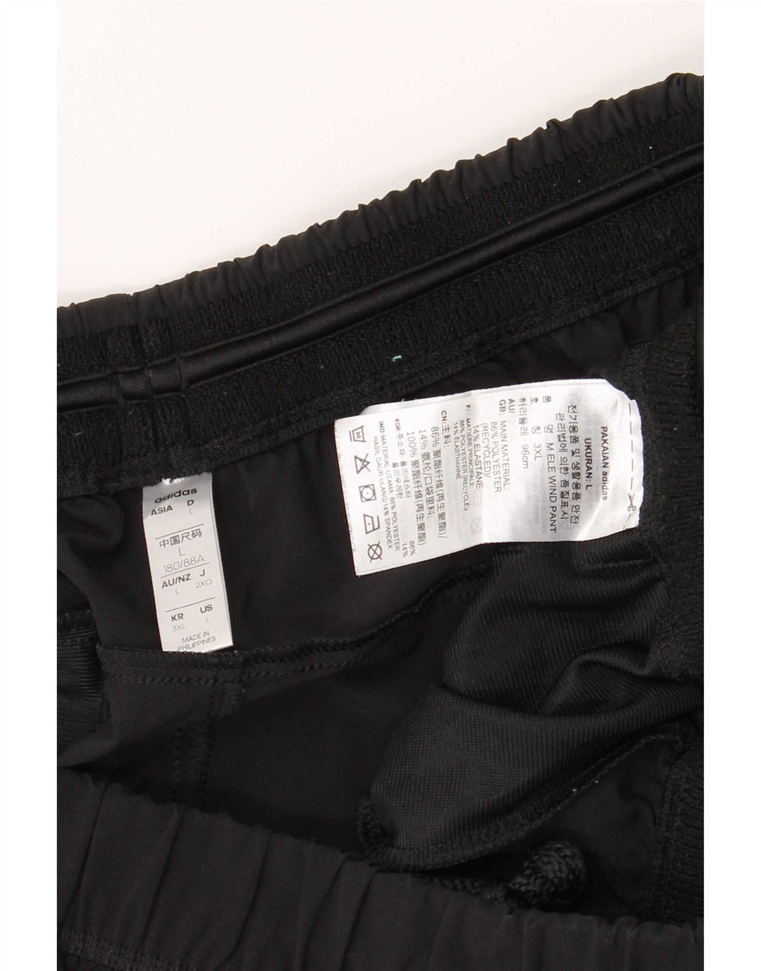 Pantalón De Chándal Adidas Hombre Grande Negro Poliéster