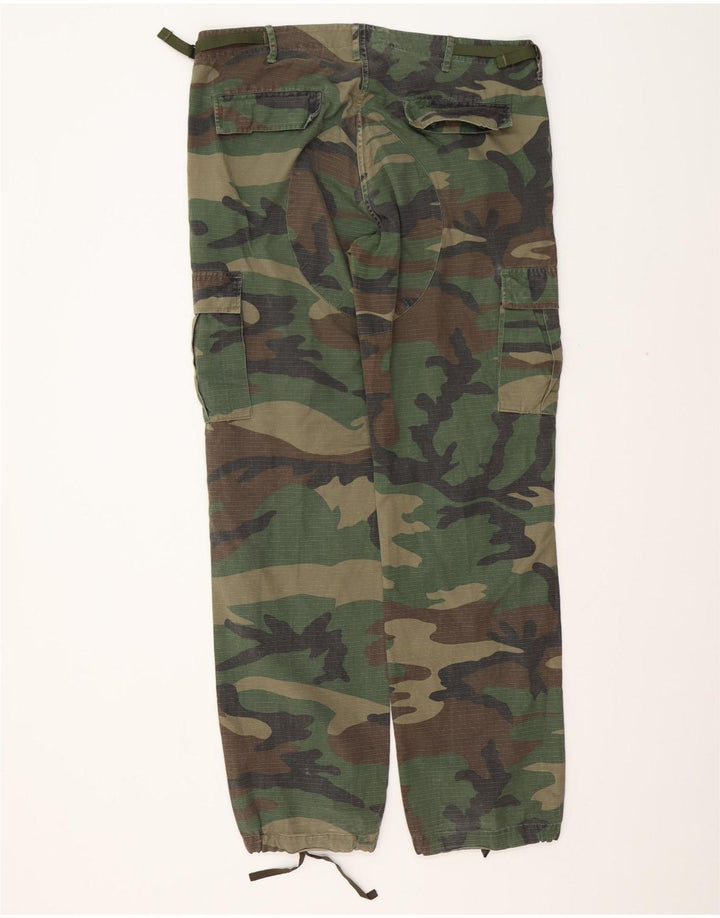 BARROW'S Pantalón cargo recto para hombre Grande W36 L34 Camuflaje caqui