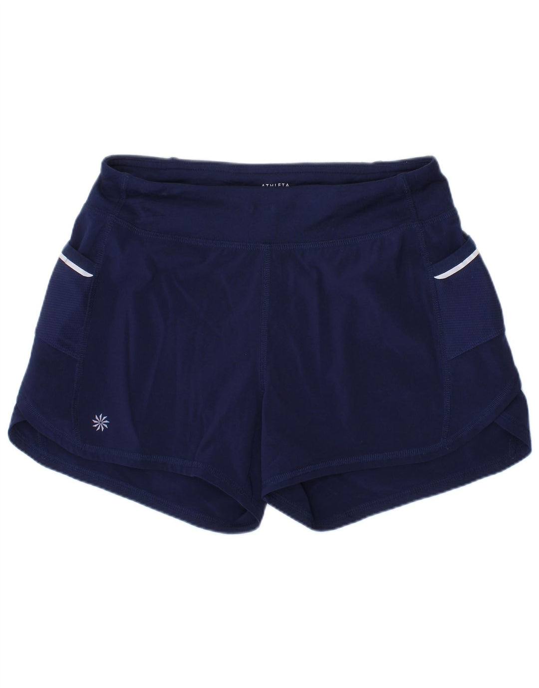 ATHLETA Pantalón Corto Deportivo Niña 11-12 Años Grande Azul Marino Poliéster