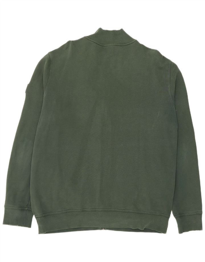 Hugo Boss Hombre Chándal Top Chaqueta XL Algodón Verde