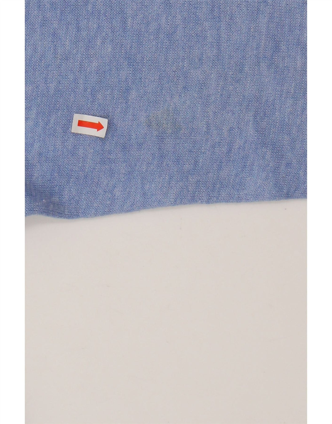 WHITE STUFF Suéter tipo cárdigan para mujer UK 10 Pequeño algodón moteado azul