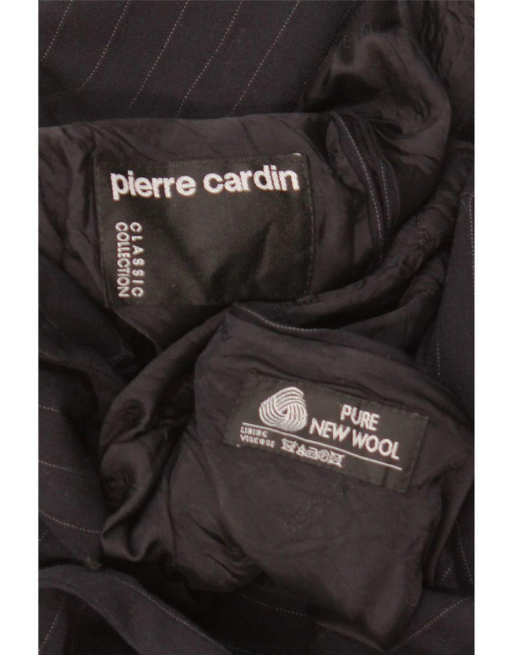 Pierre Cardin Chaqueta tipo blazer con doble botonadura para hombre UK 40 Large Black