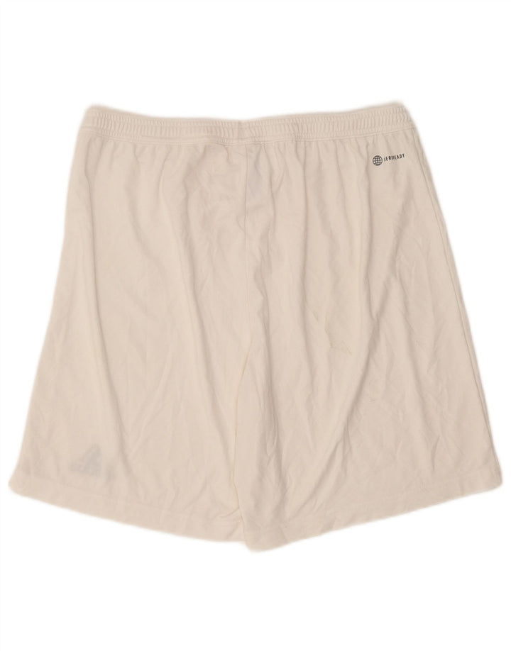 Adidas Hombre Aeroready Sport Shorts XL Blanco Poliéster